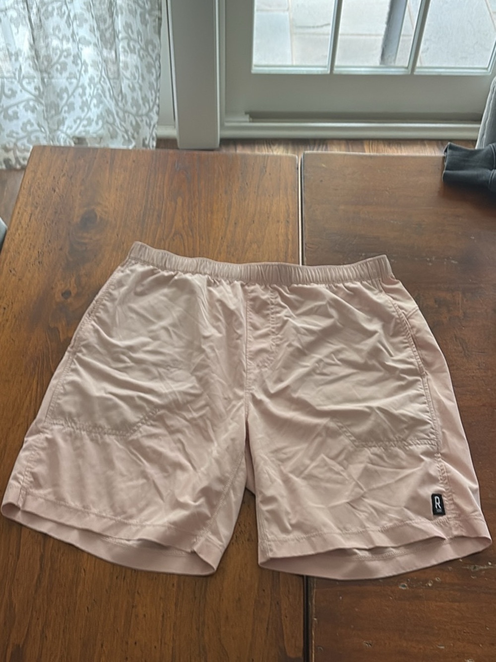 Essentials Men's Pale Pink Athletic Shorts